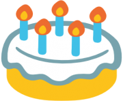 emoji android birthday cake