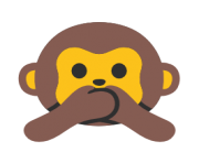 emoji android speak no evil monkey