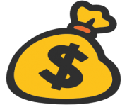 emoji android money bag