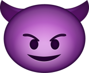 Devil Emoji png transparent Icon