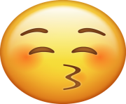 Kiss Emoji png transparent Icon