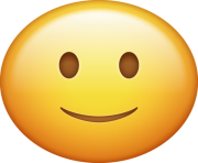 Slightly Smiling Emoji Png Icon