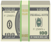 Wads of Dollars Transparent PNG Clip Art Image