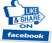 like and share on facebook