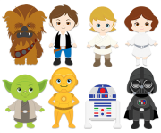 wall stickers for kids star wars clipart