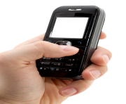 Mobile Phone In Hand PNG Image
