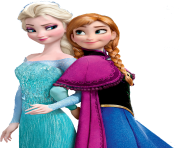 Frozen Anna and Elsa PNG Picture