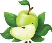 47 green apple png image