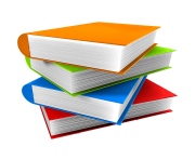 13 books png image with transparency background