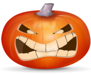 Halloween Pumpkin Angry PNG