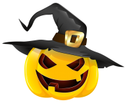 halloween pumpkin png black hat clipart 29