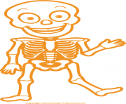 Skeleton free halloween clipart