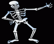 Halloween skeleton clipart free clipart images