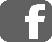 gray facebook logo png