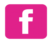 facebook pink logo png square