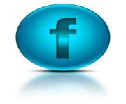 blue metallic orb icon social media logos facebook logo