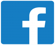 facebook logo PNG clear blue