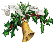 christmas bell png clipart