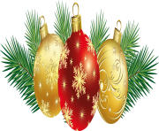 christmas tree ball decorations clipart