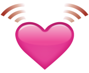 Beating Pink Heart Emoji Png