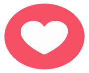 facebook circle heart love png