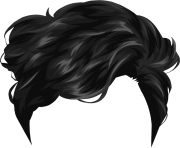black small women hair png image