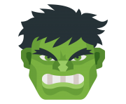 hulk icon emoji face png
