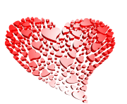 3d Transparent Heart of Hearts Free Clipart