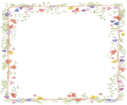 1 2 flowers borders download png
