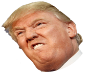 angry trump face png