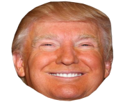 happy smiling donald trump head png