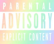 parental advisory multicolor