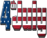 4th of July USA PNG Clip Art Image