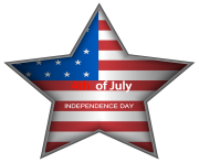 USA Independence Day Star PNG Clip Art Image
