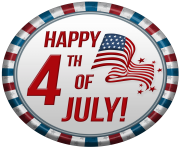 Happy 4th of July USA Clip Art PNG Image
