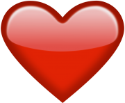 heart emoji shine
