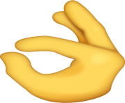 OK Hand Sign Emoji Icon ios10