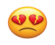 Broken Heart Eyes Emoji