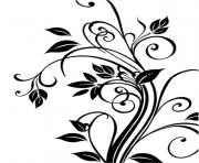white patterns floral clipart