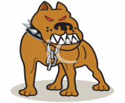 angry dog clipart