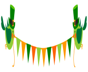 St Patricks Day Banner PNG Clipart