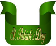 St Patricks Day Banner Clip Art Image