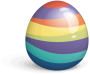 Beautiful Easter Eggs PNG