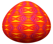 Red Easter Egg PNG Transparent Image