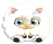 Cute Lamb PNG Clipart Picture