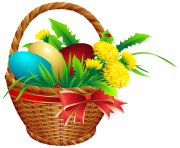 Easter Basket PNG Clip Art Image