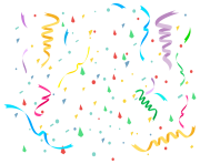 party multicolor confetti png min