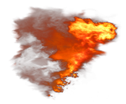 Dreadful Fiery Flames PNG min