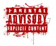 Parental Advisory Logo Red Blood