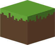 Minecraft cube grass png